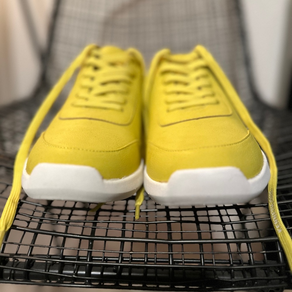 Kenneth Cole Mello Lace Up Womens Leather Lifestyle Sneakers - Picture 2 of 4